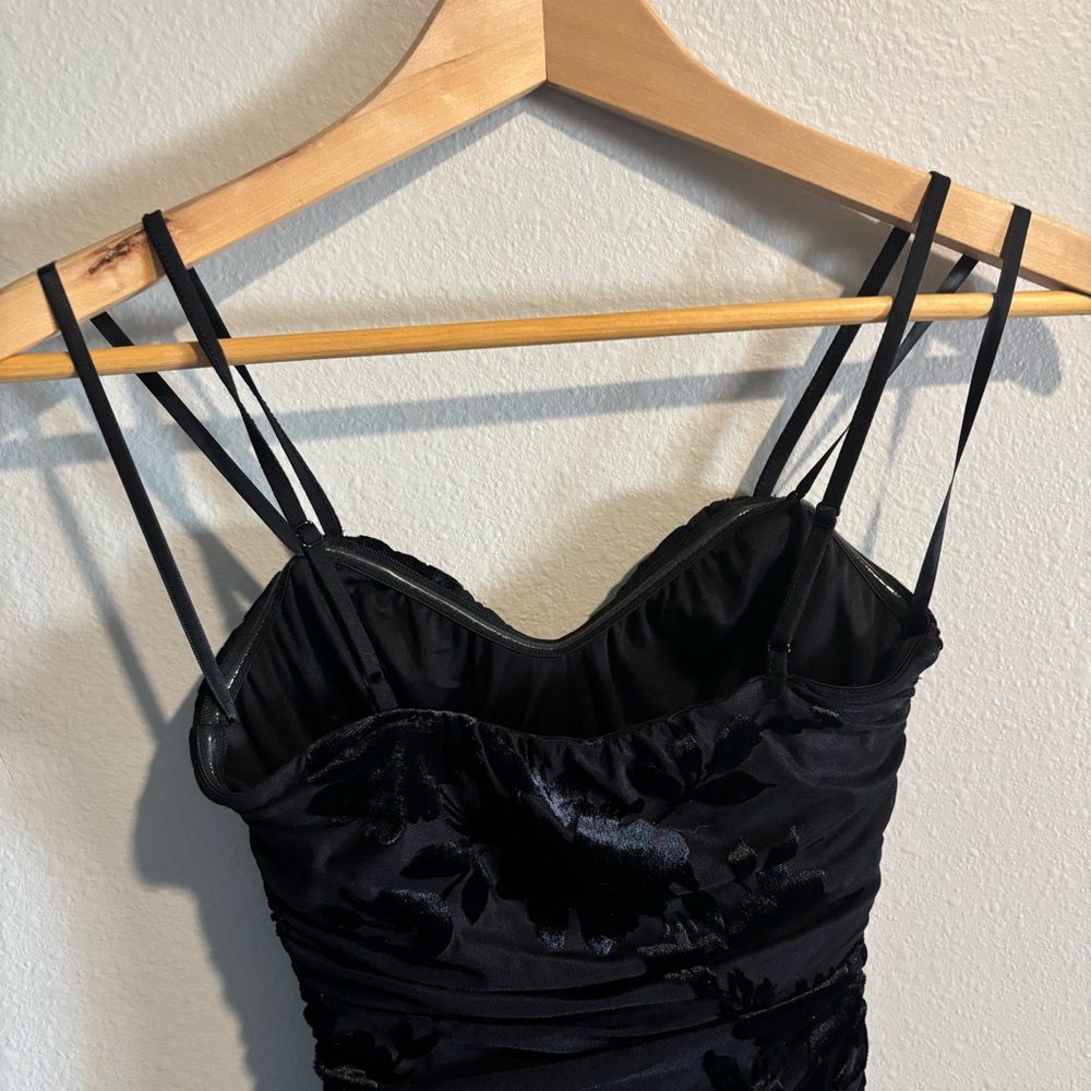 BCX Black Ruched Mini HOMECOMING/cocktail Dress Size XS - Picture 10 of 13